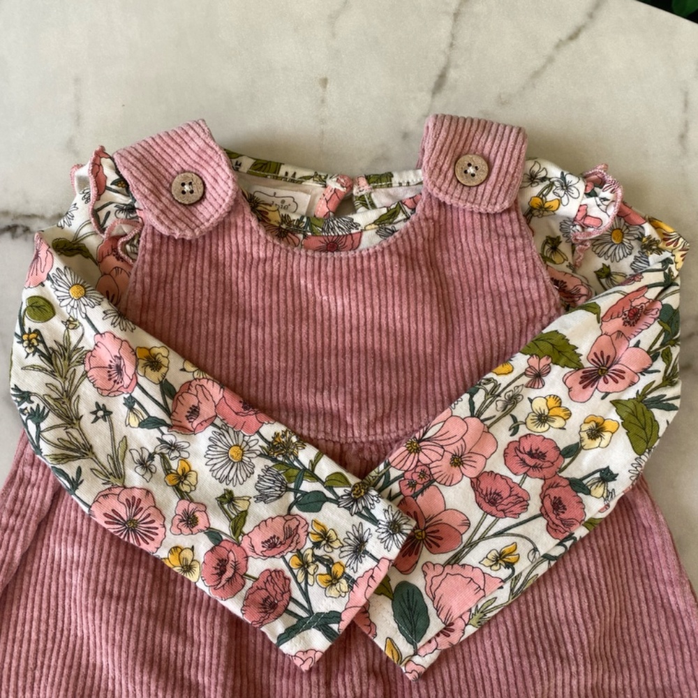 Mud Pie Corduroy Shortalls 12-18 months - Picture 5 of 6